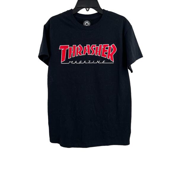 Thrasher‎ Magazine Black Logo Tee Small - Picture 1 of 4